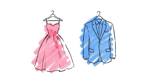 Brudklänning & kostym