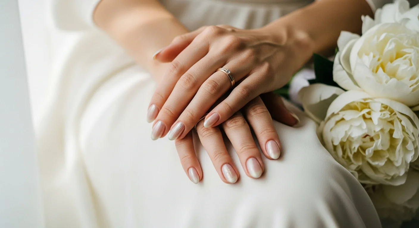 Bröllopsnaglar 2026: trenderna som gäller, från milky nudes till pärlchrome