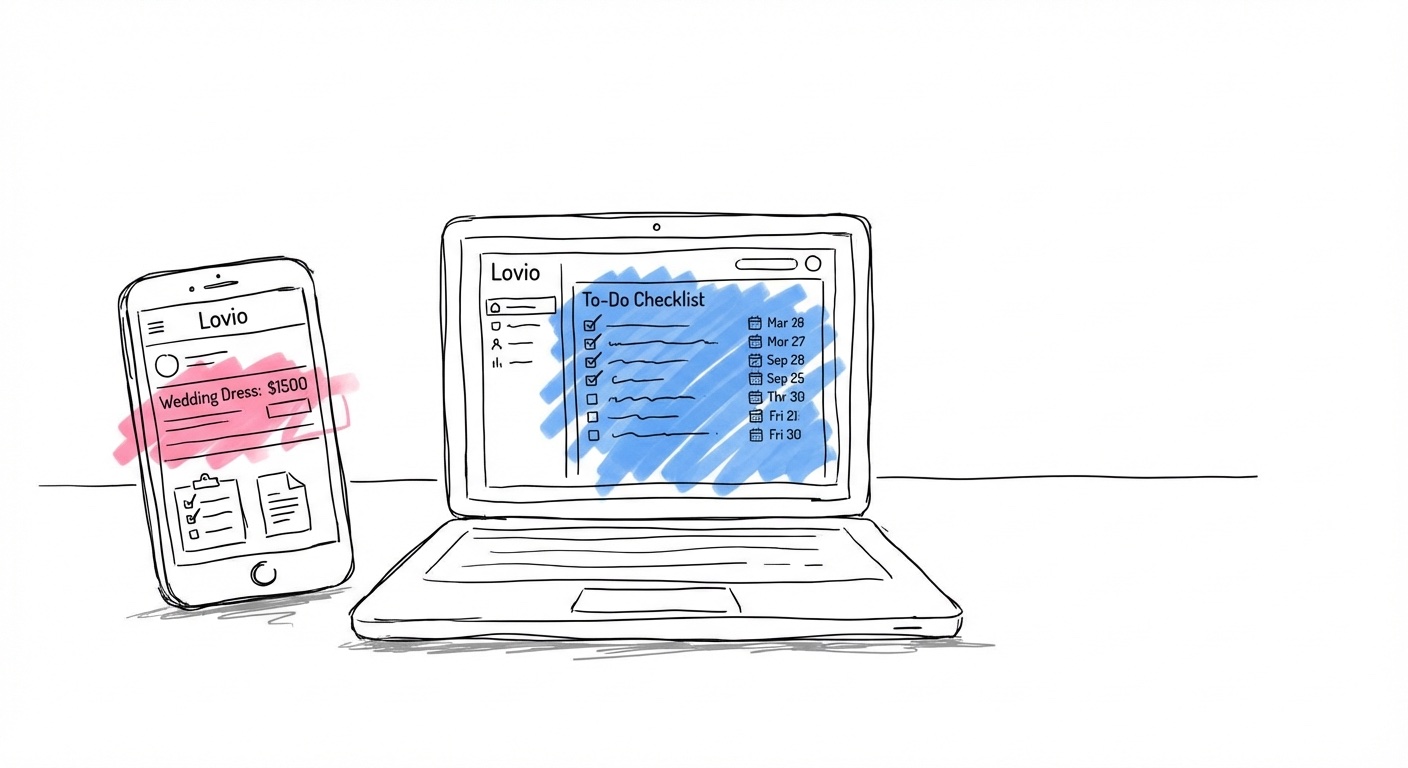 Lovio budget och planering för brudklänning