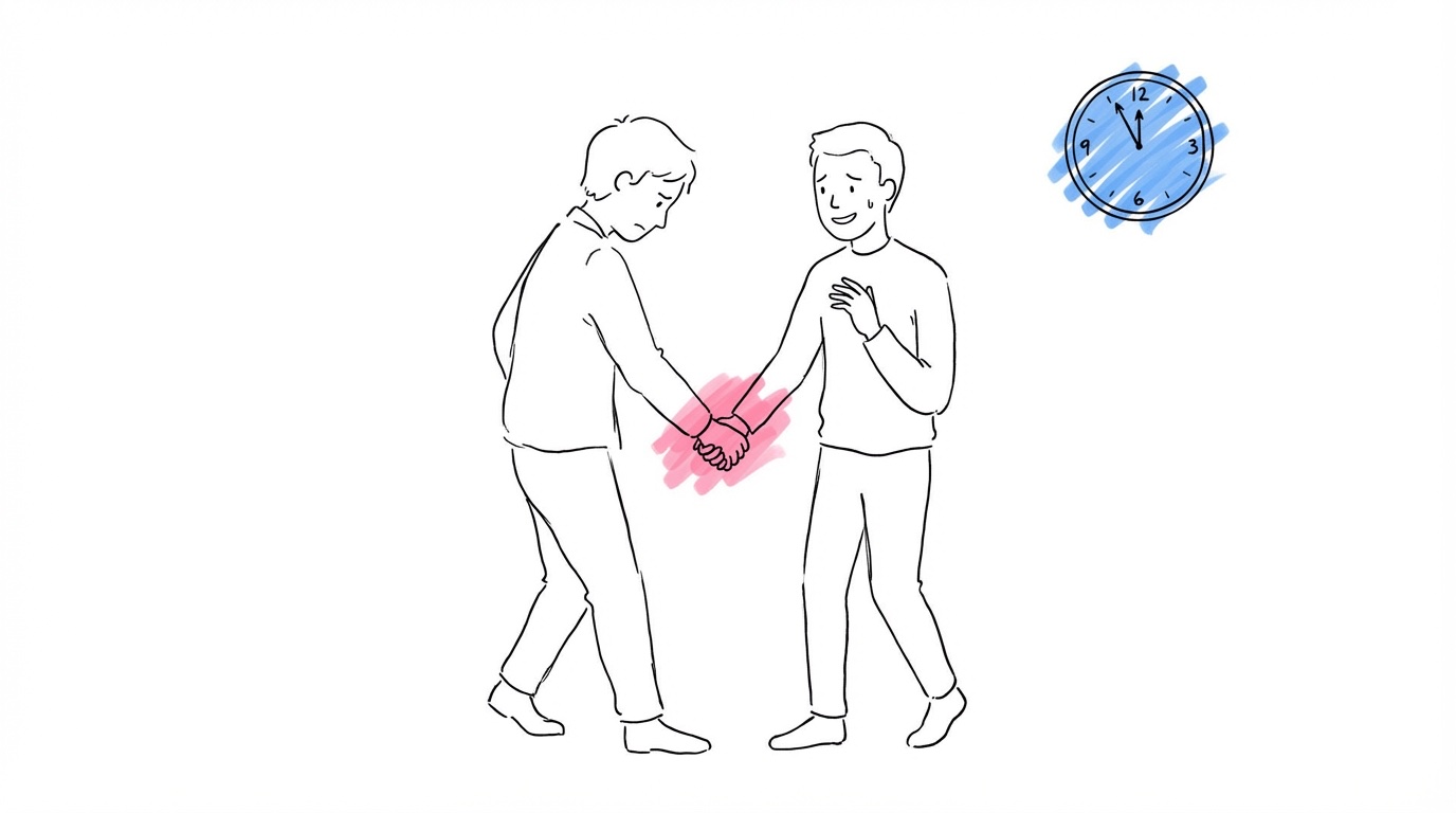 Par ser lite stressade ut på dansgolvet