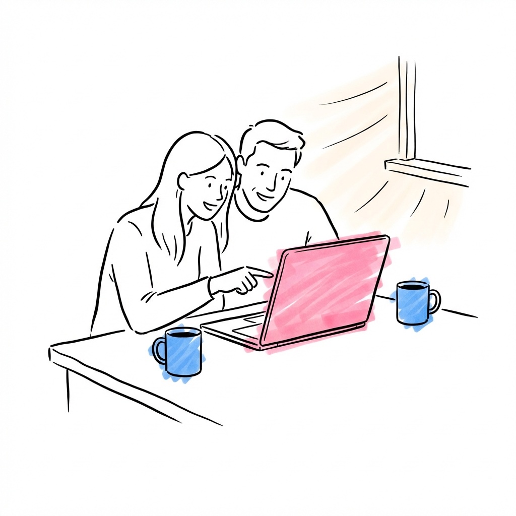 Lovios budgetverktyg för premiumbröllop på smartphone