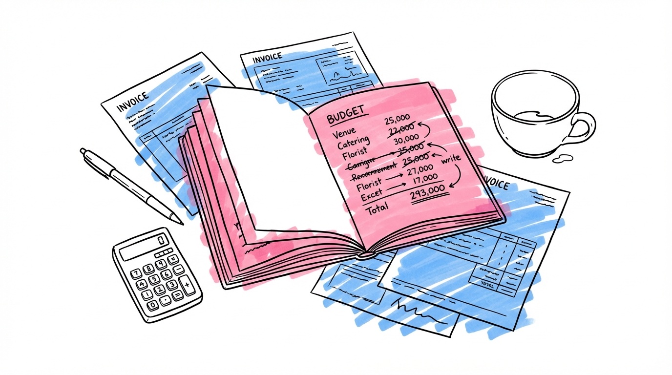 Vanliga misstag vid bröllopsbudget 300 000 kr — planering och budgetkontroll