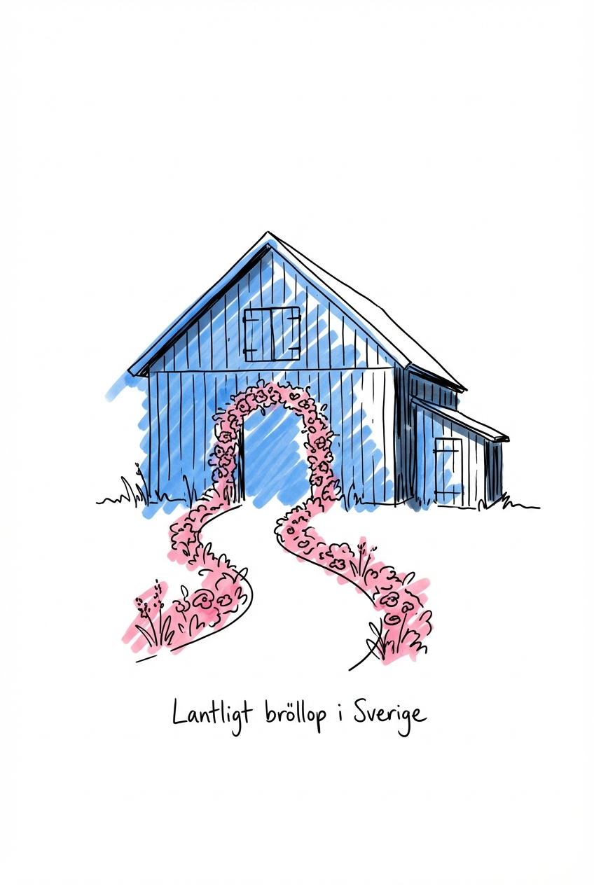 Vacker svensk bröllopslokal