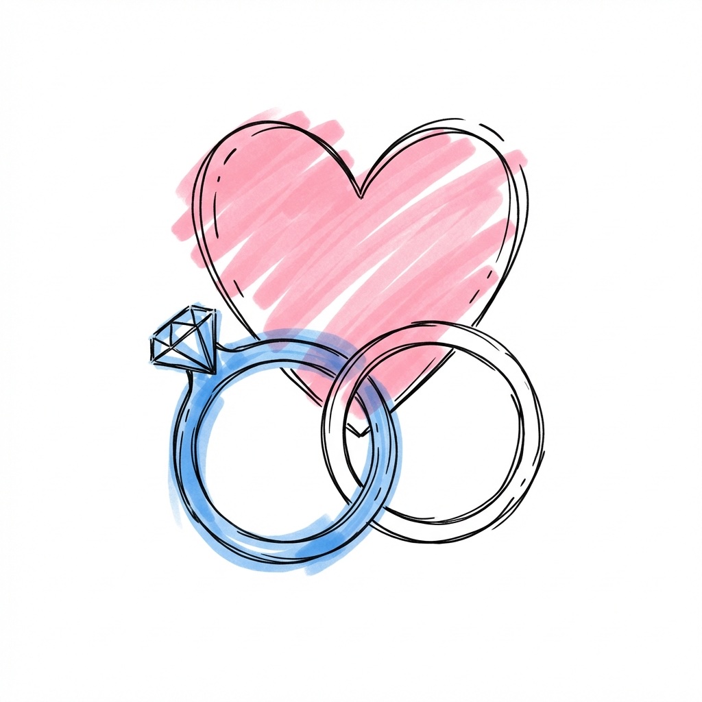 Hjärta och förlovningsringar — kom igång med Lovios gästlista-verktyg