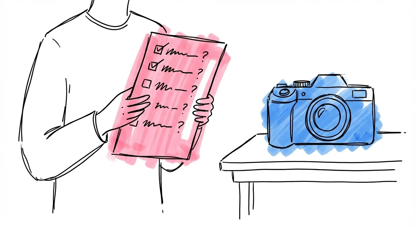 Checklista med frågor inför offert från bröllopsfotograf