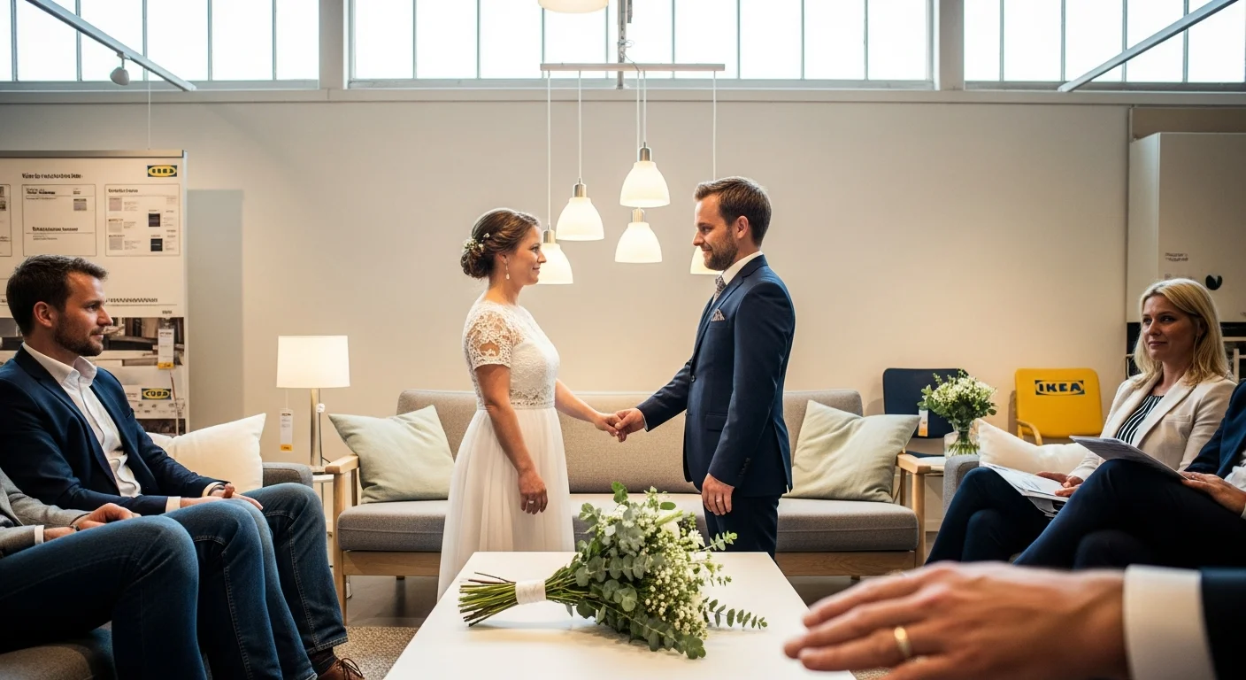 Gifta sig på IKEA, i en luftballong eller 55 meter under jord: så bokar ni en udda bröllopsplats sommaren 2026