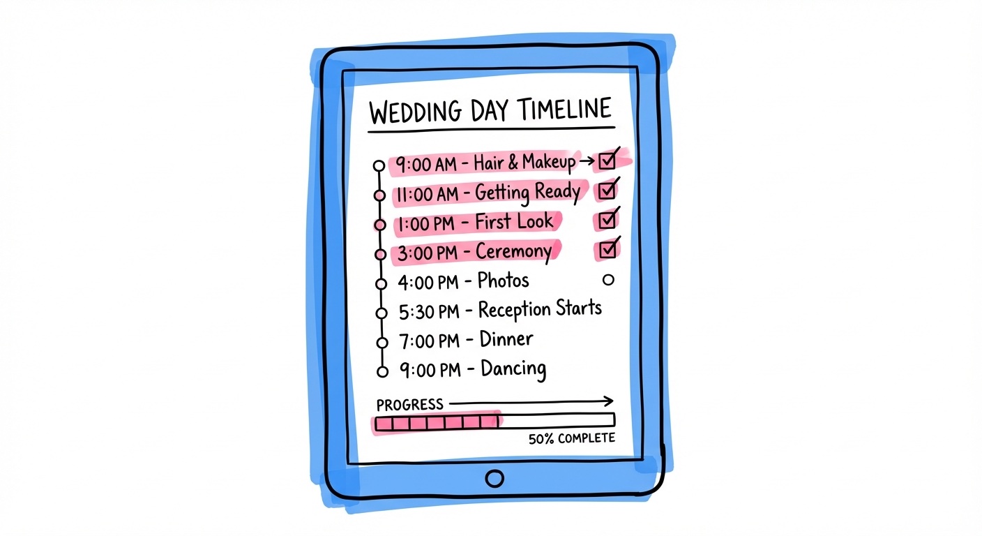 Lovios verktyg för körschema bröllop