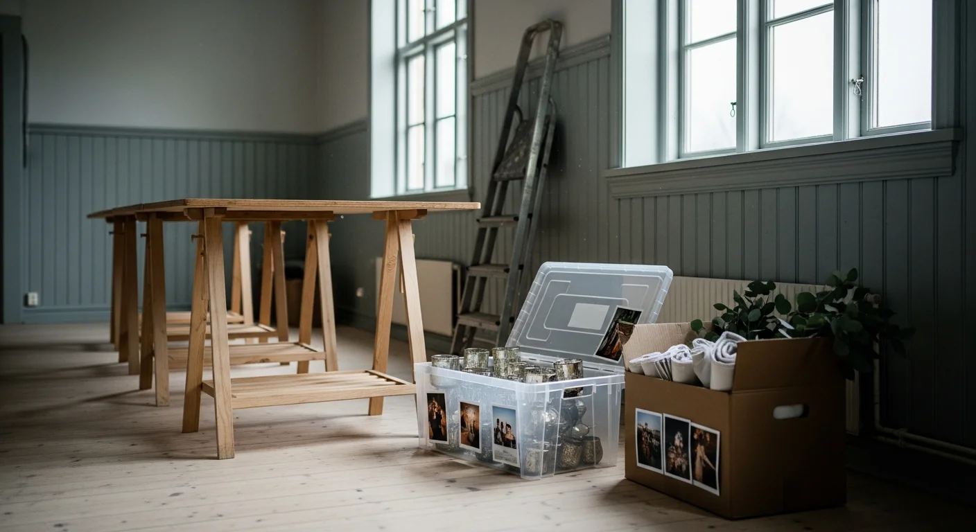 Så dekorerar ni bröllopslokalen på bröllopsdagen