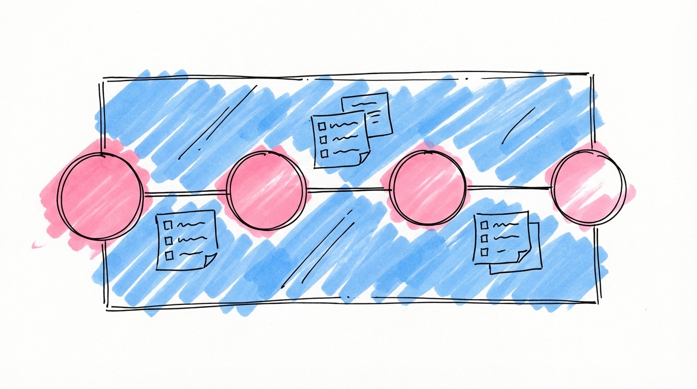 Planeringskalender med sommarblommor och anteckningar — tidslinje för sommarbröllop