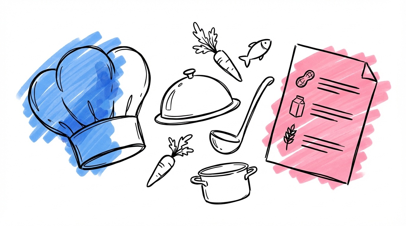 Kockmössa och allergilista — planering med caterern inför bröllopet