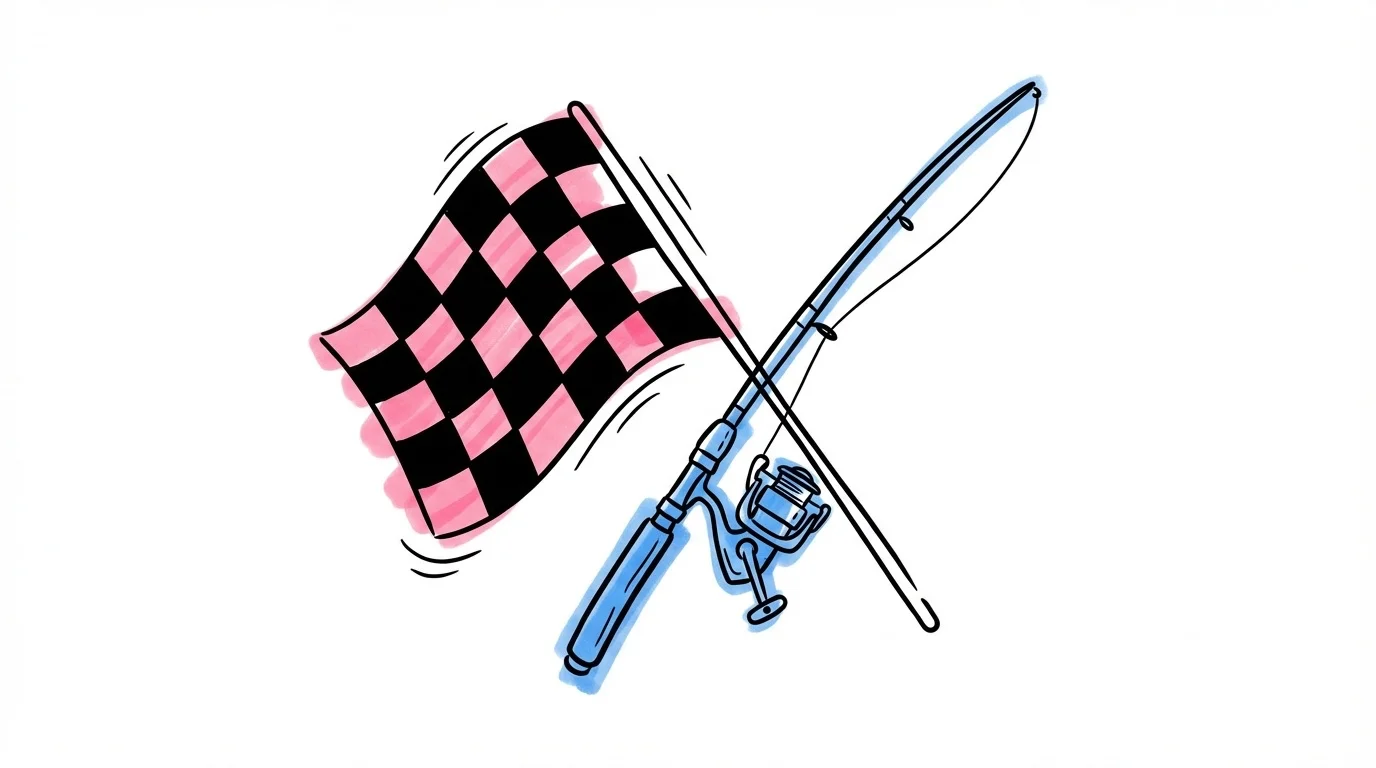 Racingflagga och fiskespö — äventyrsaktiviteter för svensexan
