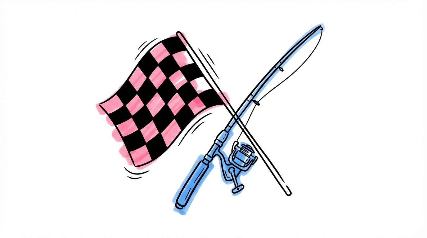 Racingflagga och fiskespö — äventyrsaktiviteter för svensexan