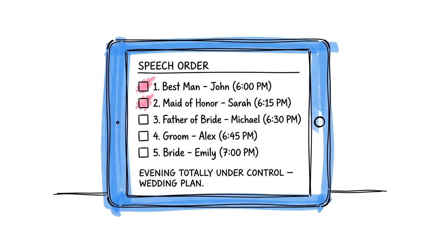 Lovios planeringsverktyg för talarordning och körschema