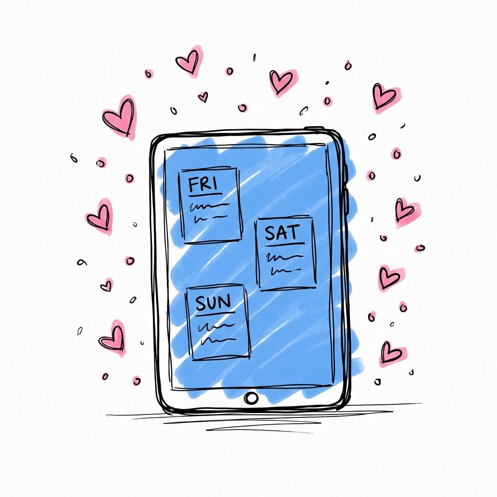 Lovios planeringsverktyg — helgschema för bröllopshelgen